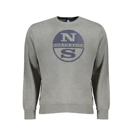 NORTH SAILS MEN&39S ZIP-UP SWEATSHIRT GREY