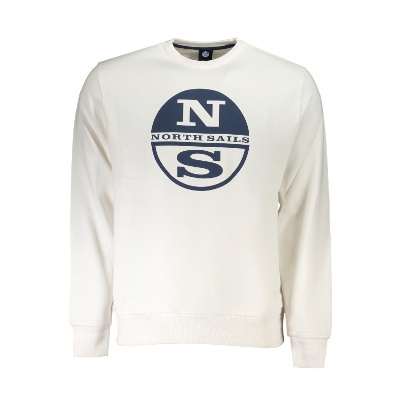 NORTH SAILS FELPA SENZA ZIP UOMO BIANCO