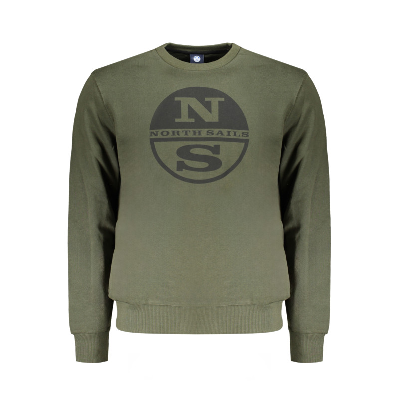 NORTH SAILS MEN&39S ZIP-UP SWEATSHIRT GREEN