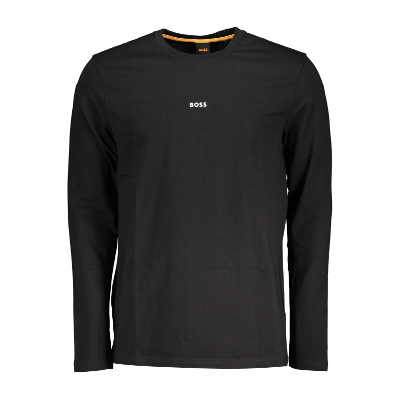 HUGO BOSS T-SHIRT MANICHE LUNGHE UOMO NERO