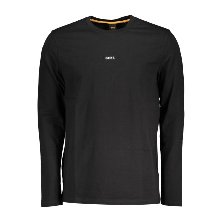 HUGO BOSS T-SHIRT MANICHE LUNGHE UOMO NERO