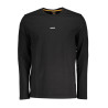 HUGO BOSS T-SHIRT MANICHE LUNGHE UOMO NERO