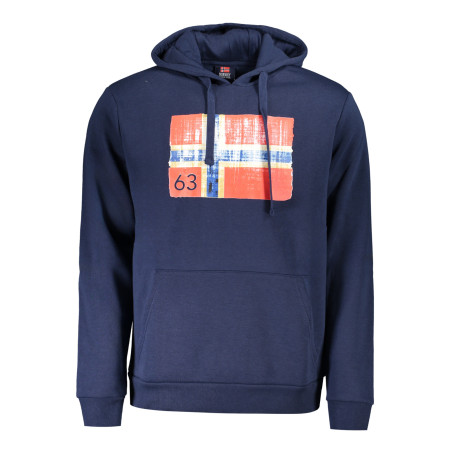 NORWAY 1963 MEN&39S BLUE ZIP-UP SWEATSHIRT