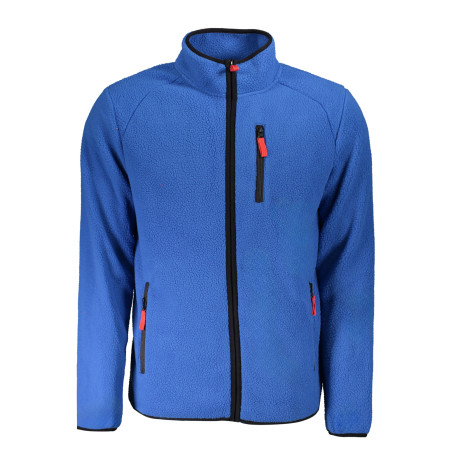 NORWAY 1963 FELPA CON ZIP UOMO BLU