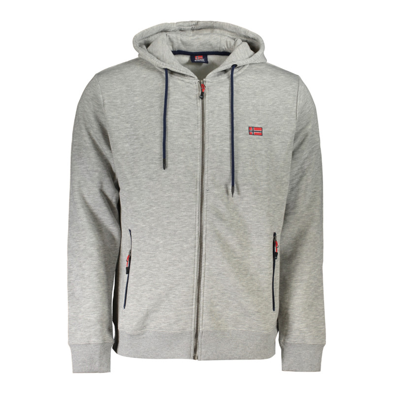 NORWAY 1963 MEN&39S ZIP-UP SWEATSHIRT GREY