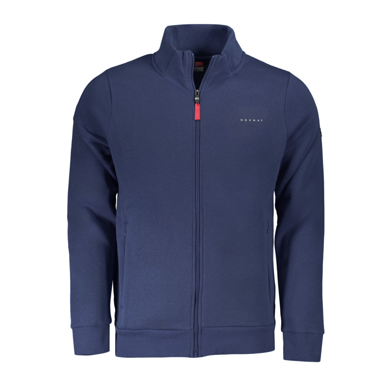 NORWAY 1963 MEN&39S BLUE ZIP-UP SWEATSHIRT