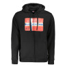 NORWAY 1963 FELPA CON ZIP UOMO NERO