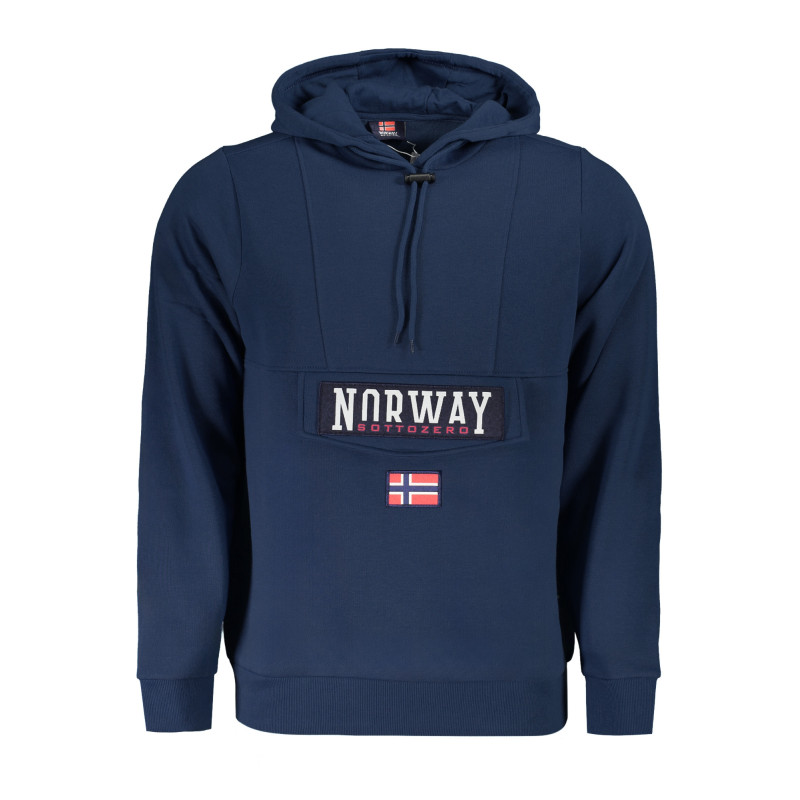 NORWAY 1963 MEN&39S BLUE ZIP-UP SWEATSHIRT