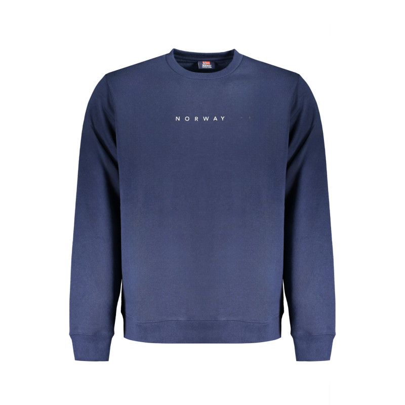 NORWAY 1963 MEN&39S BLUE ZIP-UP SWEATSHIRT