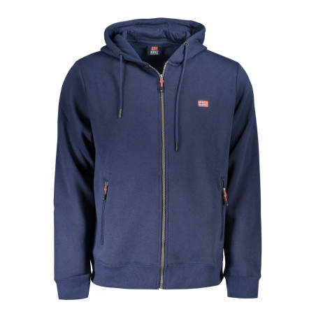 NORWAY 1963 MEN&39S BLUE ZIP-UP SWEATSHIRT