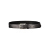 GUESS JEANS LEATHER BELT MEN BLACK