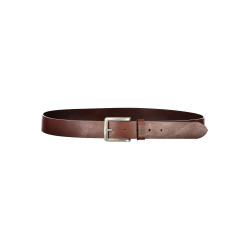 GUESS JEANS LEATHER BELT MEN BROWN