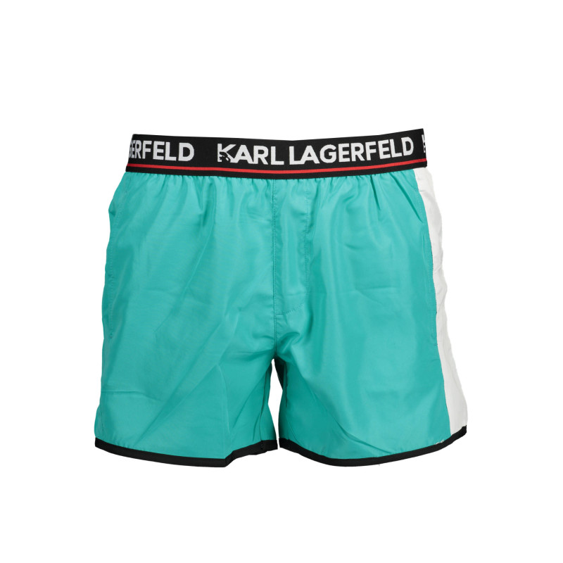 KARL LAGERFELD BEACHWEAR SWIMSUIT PARTS UNDER MAN GREEN