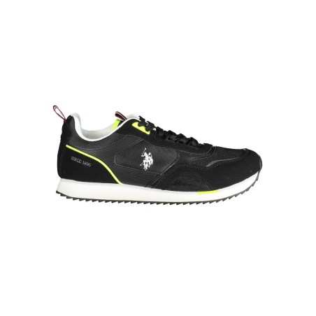 US POLO BEST PRICE BLACK MAN SPORT SHOES