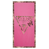 GUESS JEANS BEACH TOWEL WOMEN PINK