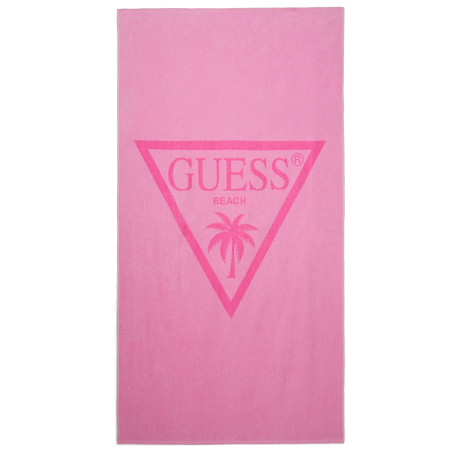 GUESS JEANS BEACH TOWEL WOMEN PINK