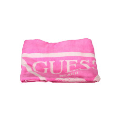 GUESS JEANS BEACH TOWEL GIRL PINK