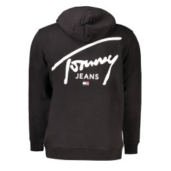 TOMMY HILFIGER MEN&39S BLACK ZIP-UP SWEATSHIRT