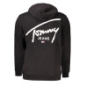 TOMMY HILFIGER MEN&39S BLACK ZIP-UP SWEATSHIRT