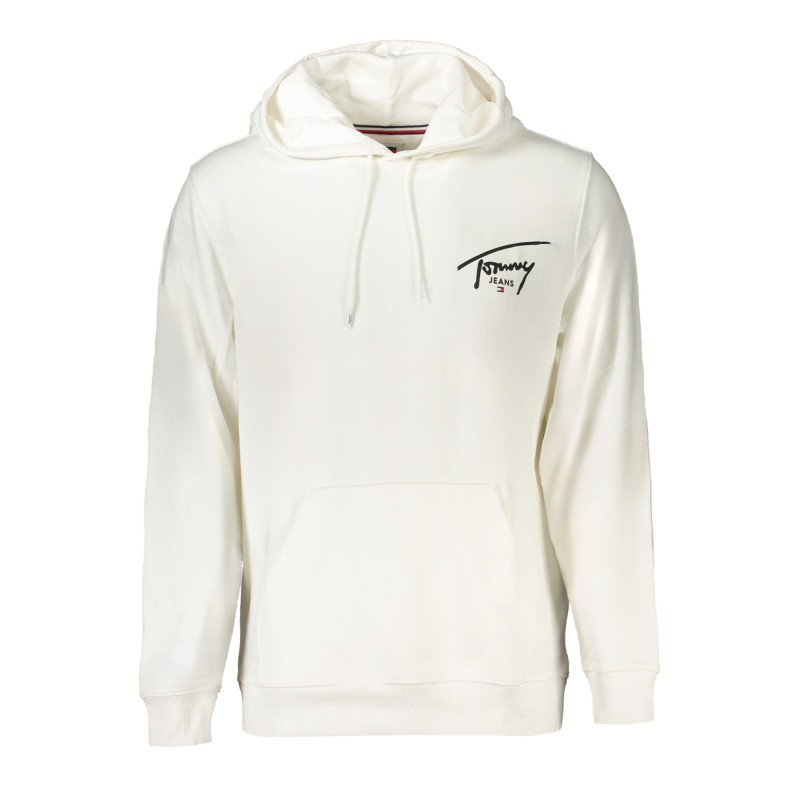 TOMMY HILFIGER MEN&39S ZIP-UP SWEATSHIRT WHITE