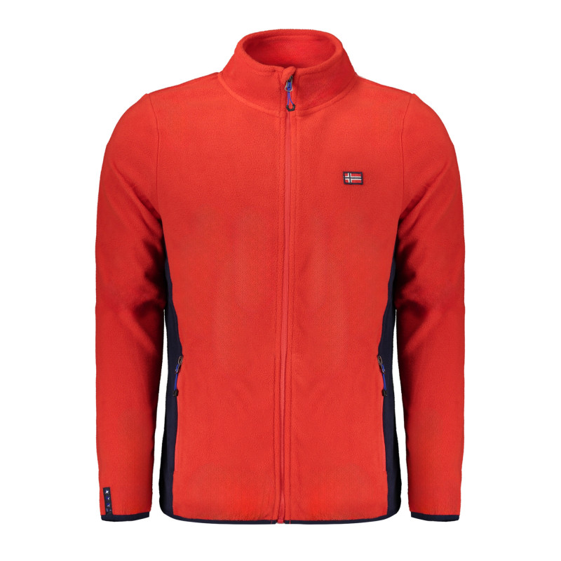 NORWAY 1963 RED MEN&39S ZIP-UP SWEATSHIRT