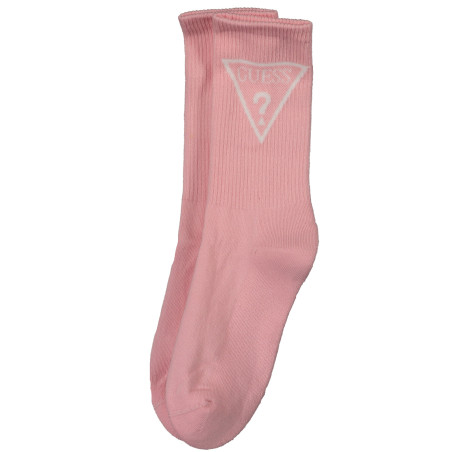 GUESS JEANS WOMEN&39S PINK SOCKS