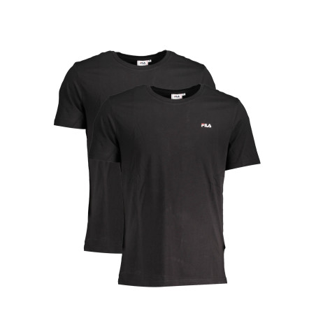 FILA BLACK MAN SHORT SLEEVE T-SHIRT