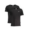 FILA BLACK MAN SHORT SLEEVE T-SHIRT