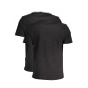 FILA BLACK MAN SHORT SLEEVE T-SHIRT