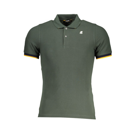 K-WAY GREEN MEN&39S SHORT-SLEEVED POLO SHIRT