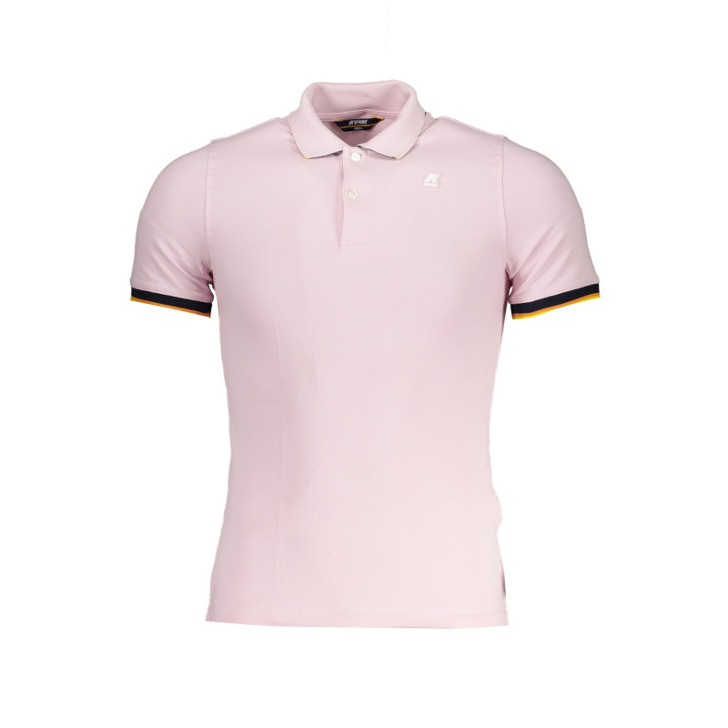 K-WAY PINK MEN&39S SHORT SLEEVED POLO SHIRT