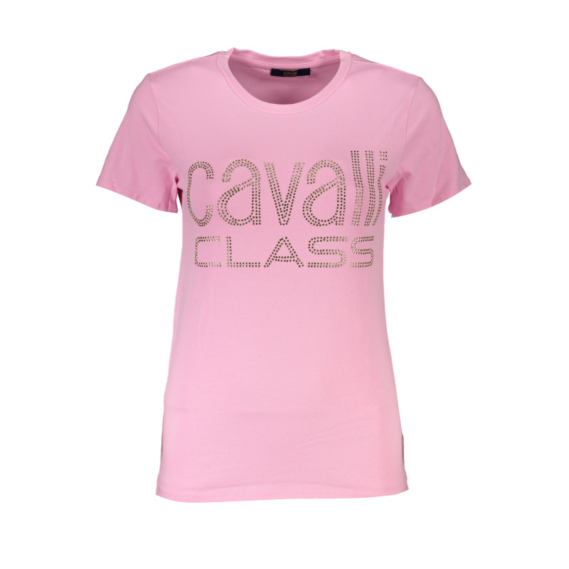 CAVALLI CLASS WOMEN&39S SHORT SLEEVE T-SHIRT PINK