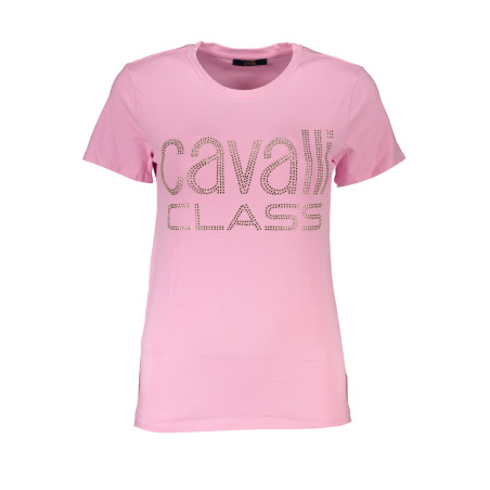 CAVALLI CLASS WOMEN&39S SHORT SLEEVE T-SHIRT PINK