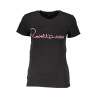 CAVALLI CLASS T-SHIRT MANICHE CORTE DONNA NERO