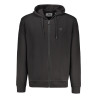 GUESS JEANS MEN&39S ZIP-UP SWEATSHIRT BLACK