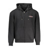 GUESS JEANS MEN&39S ZIP-UP SWEATSHIRT BLACK