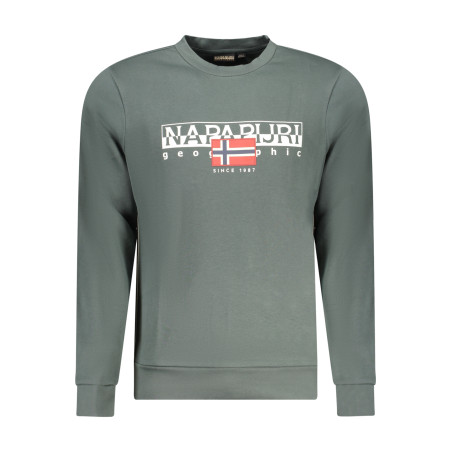 NAPAPIJRI SWEATSHIRT WITHOUT ZIP MEN GREEN