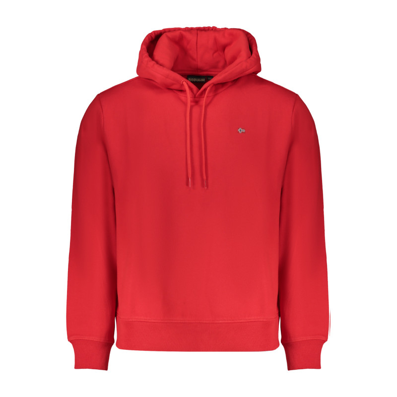 NAPAPIJRI RED MEN&39S ZIP-LESS SWEATSHIRT