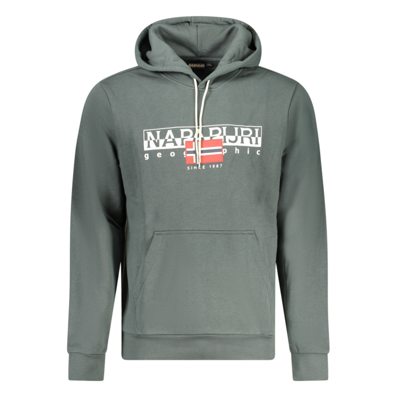 NAPAPIJRI SWEATSHIRT WITHOUT ZIP MEN GREEN