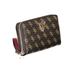 GUESS JEANS WOMEN&39S WALLET BROWN