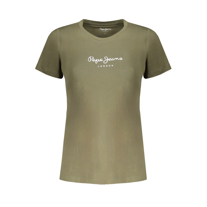 PEPE JEANS SHORT SLEEVE T-SHIRT WOMEN GREEN