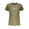 PEPE JEANS T-SHIRT MANICHE CORTE DONNA VERDE