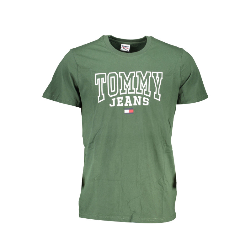 TOMMY HILFIGER MEN&39S GREEN SHORT SLEEVE T-SHIRT