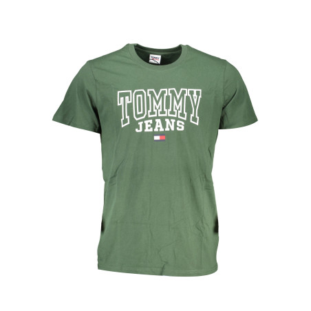 TOMMY HILFIGER MEN&39S GREEN SHORT SLEEVE T-SHIRT