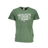 TOMMY HILFIGER MEN&39S GREEN SHORT SLEEVE T-SHIRT