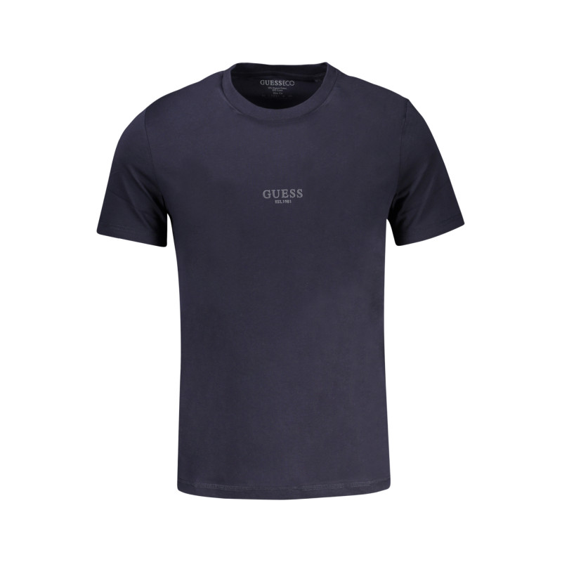 GUESS JEANS T-SHIRT MANICHE CORTE UOMO BLU