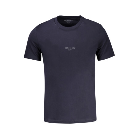 GUESS JEANS T-SHIRT MANICHE CORTE UOMO BLU