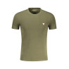 GUESS JEANS T-SHIRT MANICHE CORTE UOMO VERDE