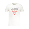 GUESS JEANS T-SHIRT MANICHE CORTE UOMO BIANCO