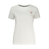 GUESS JEANS T-SHIRT MANICHE CORTE DONNA BIANCO